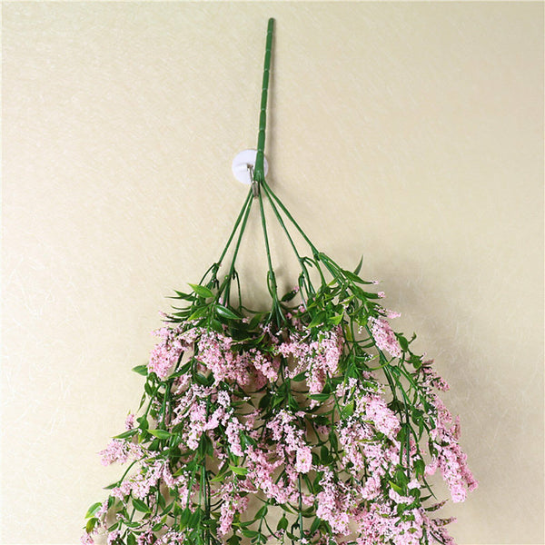 4PCS Hanging Artificial Plants Fake Lavender Home Porch Decor Party Vine Flower