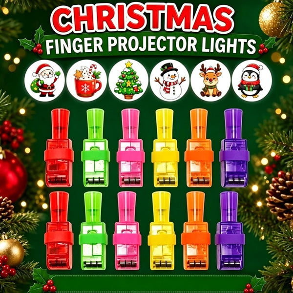 12-24 PCS Halloween LED Finger Lights for Kids LED Projection Party Favors AU