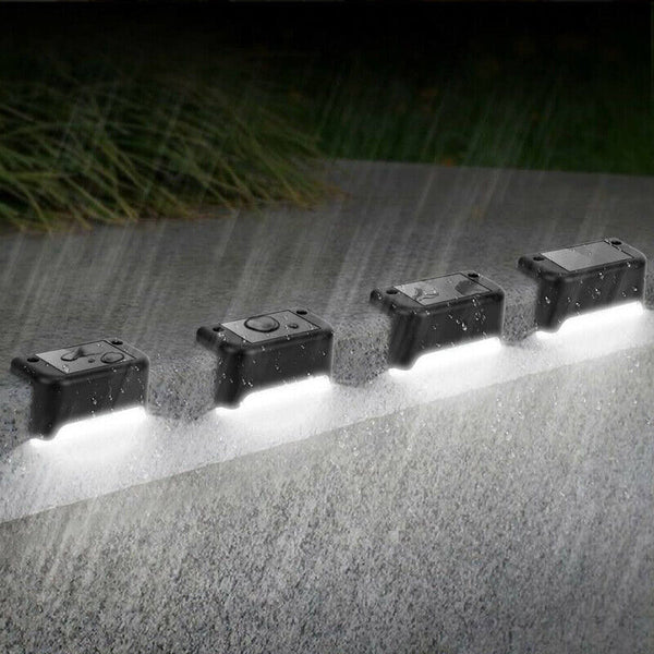 Solar LED Deck Lights Path Garden Patio Pathway Stairs Step Fence Lamp Outdoor