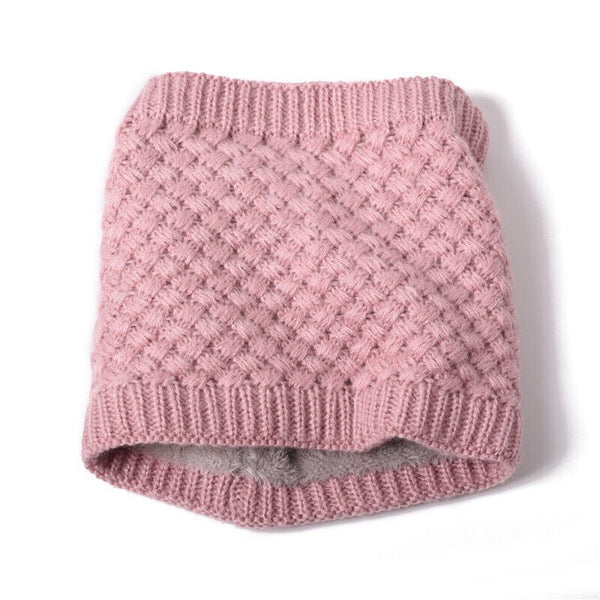 Winter Neck Warmer Tube Scarf Thermal Fleece Snood Unisex Knit Gaiter