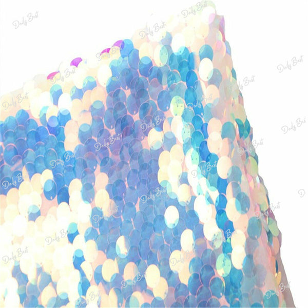 Sequin Table Cloth Backdrop 170x150cm Tablecover Mermaid Party Wedding Decor AU
