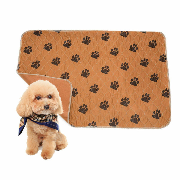 2PCS Washable Pet Dog Cat Puppy Training Pee Reusable Pads Cushion Absorbent Mat