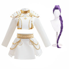 KPop Demon Hunters Rumi Costume Kids Girls Huntrix Cosplay Dress Up Wig Option Book Week
