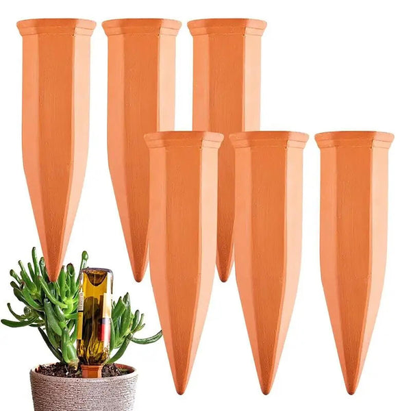 Terracotta Auto Plant Self Watering Spikes Water Drip Irrigation System