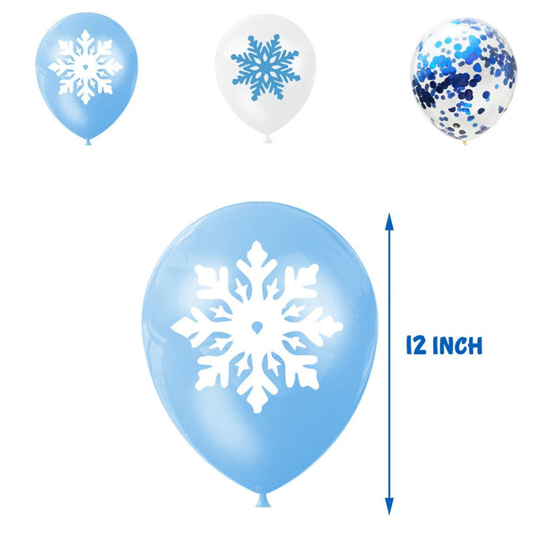 New Frozen Snowflake Tableware Party Supplies Birthday Paper Plates Napkins Cups