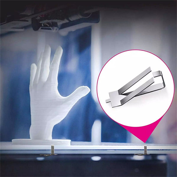 10X Glass Heated Bed Clip 3D Printer for Ender 3 Pro/Ender 5 Glass Fixing Clips
