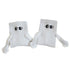 2 pairs Funny Magnetic Suction 3D Doll Couple Sock Holding Hand SockS for Couple