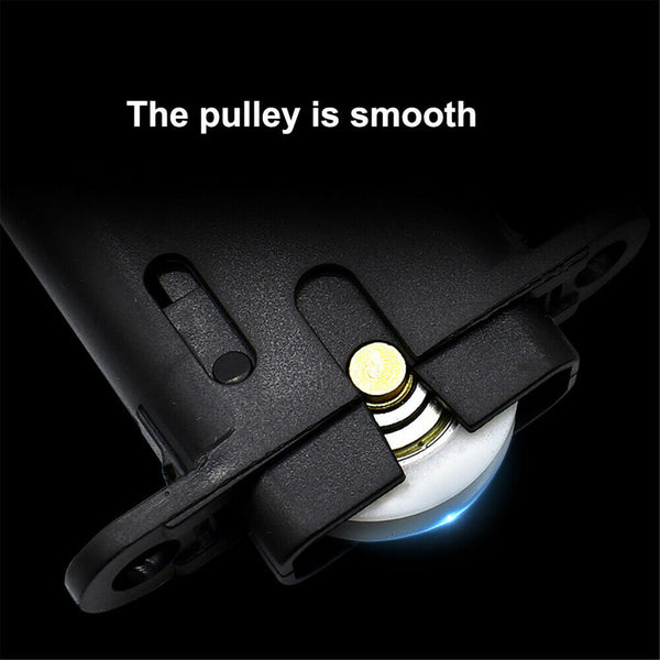 10PCS Sliding Security Door Rollers Replacement Wheels Stainless Steel Black