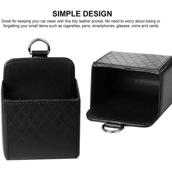 Car air Vent Phone Holder Car Storage Bag Key Glasses Phone Holder Organizer Bag