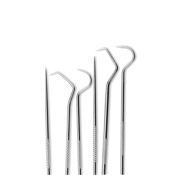 Stainless Steel Toothpick Set Metal Flossing Portable Toothpick Box Holder AU