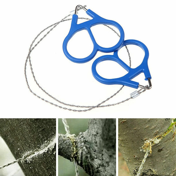 Wire Saw Camping Hiking Stainless Steel Commando Survival Emergency Cutting Rope