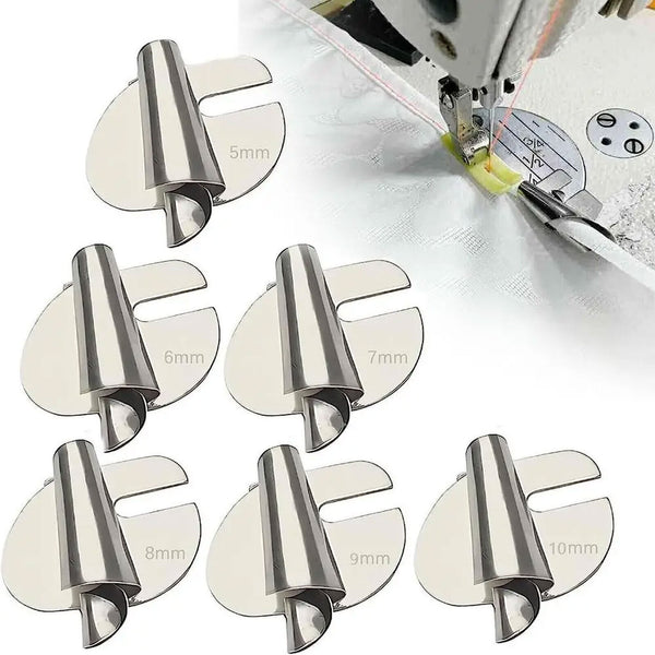 8Pcs Sewing Rolled Hemmer Foot, 3mm-10mm 8 Sizes Wide Rolled Hem Pressure Foot