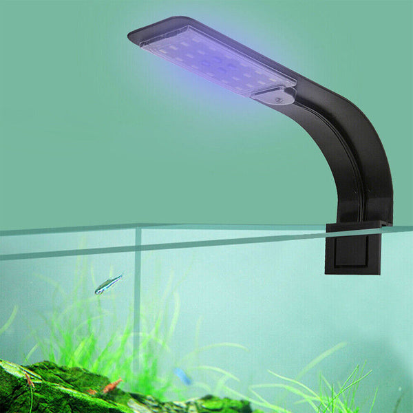 Super Slim 10W LED Waterproof Aquarium Light Fish Tank Plant Grow Clip Lamp