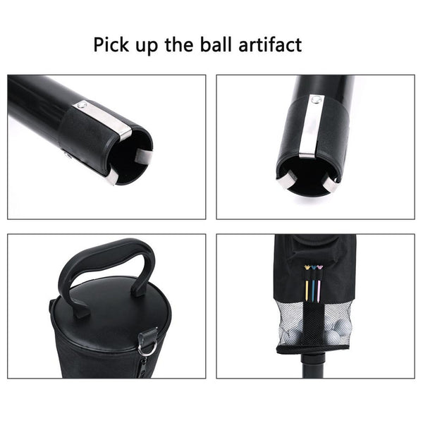 Golf Ball Shag Tube Picker Bag | Portable Practice Golf Ball Collector Holder