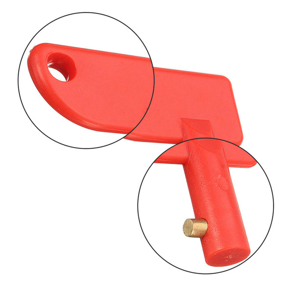 4PCS Spare Kill Universal Power Off Battery Cut Car Isolator Switch Key