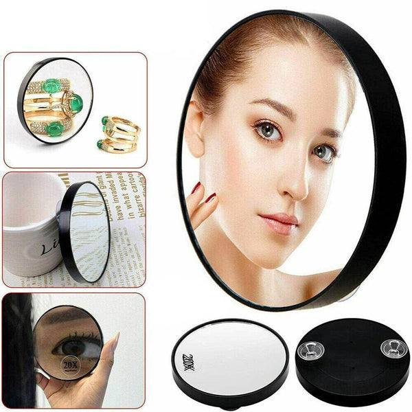 5/10/15X Magnifying Makeup Mirror Cosmetic Beauty Compact Shaving Round Suction