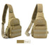 2PCS Men's Sling Bag Crossbody Chest Bag Outdoor Travel Shoulder Backpack