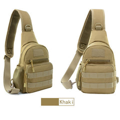 2PCS Men's Sling Bag Crossbody Chest Bag Outdoor Travel Shoulder Backpack
