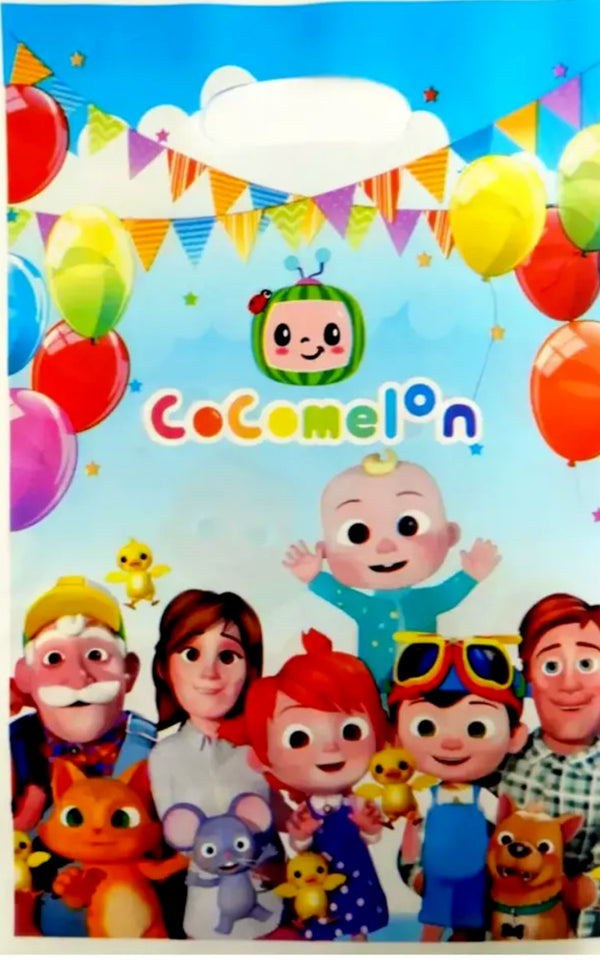 Cocomelon  Tableware Party Supplies Kids Birthday Banner Topper Balloon Plate