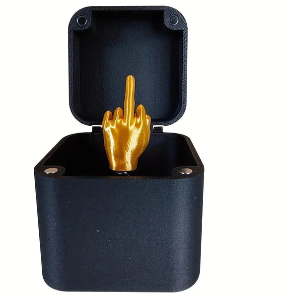2x Middle Finger in a Box - Hilarious Prank Gifts for Christmas! Perfect Prank G
