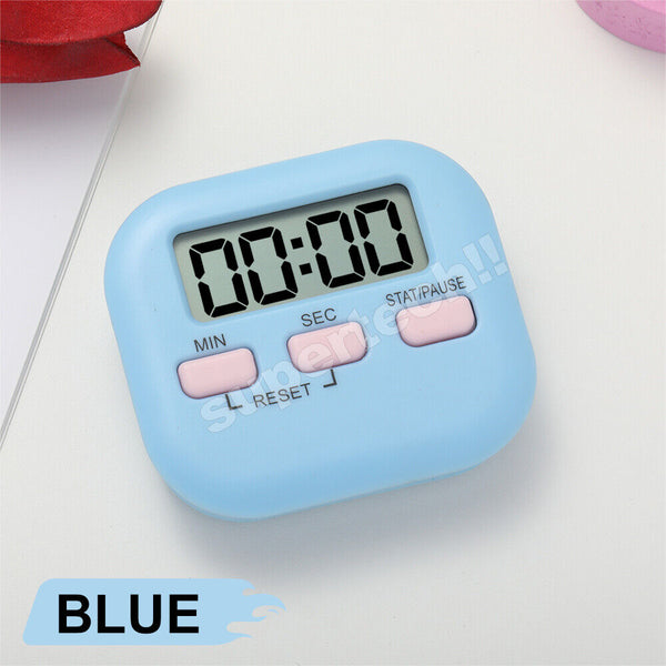 Kitchen Timer Digital Alarm Count Down Sport Clock Egg Cook Stick 99min Magnetic