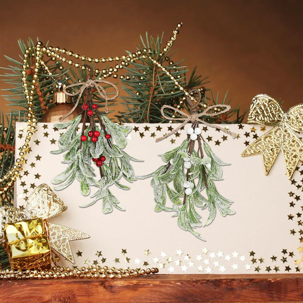 Home Garlands Christmas Wreaths Decor Artificial Mistletoe Imitation Plants AU