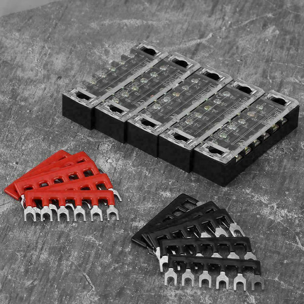 UP30X Dual Row 6 Positions 600V 15A Screw Terminal Block Terminal Barrier Strip