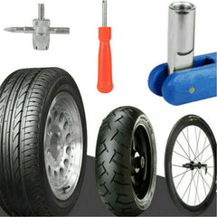 43PCS Car Tyre Valve Repair Tool Kit Valve Core Remover Stem Puller Installer Set