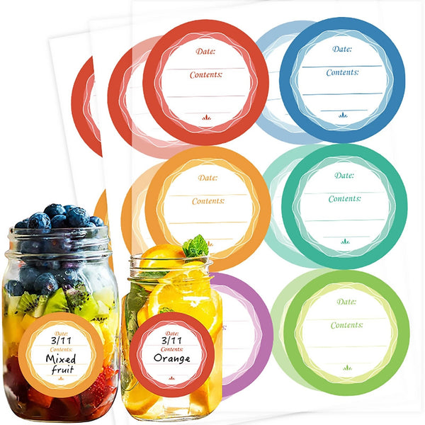 8PCS Glass Juice Bottle Set – Reusable Beverage Storage Containers