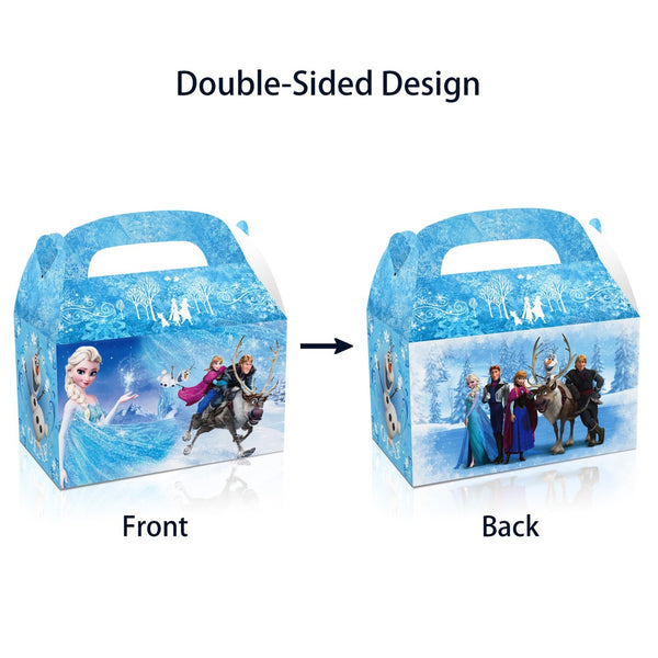 12PCS Frozen Paper Candy Gift Box Party Supplies Birthday Decoration