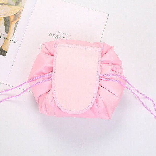 Lazy Cosmetic Bag Printing Drawstring Makeup case Storage Bag Portable Travel AU