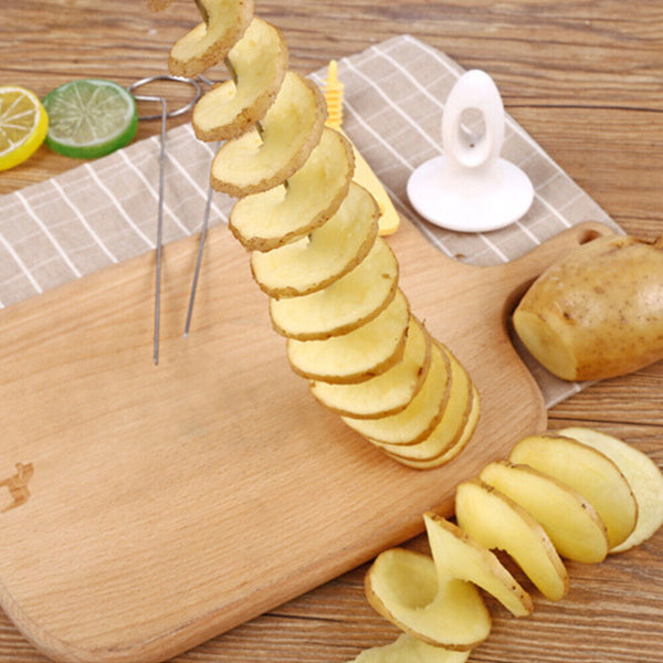 Peeler Spiral Chips Kitchen Stainless Potato Twister Slicer Cutter Vegetable