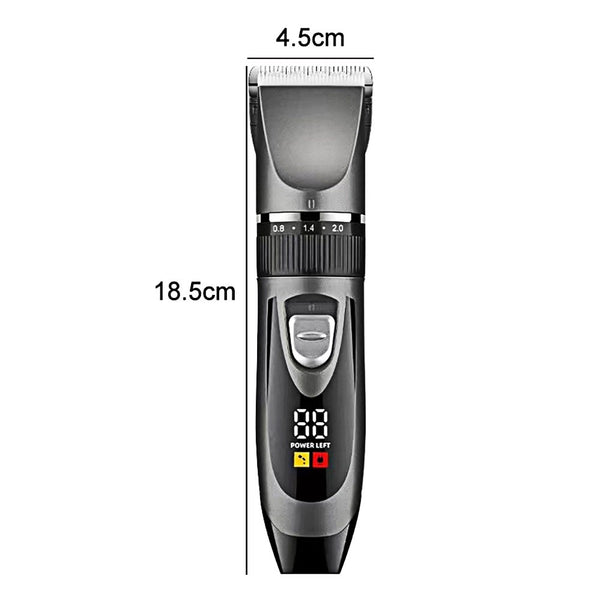 Cordless hair clippers full product view