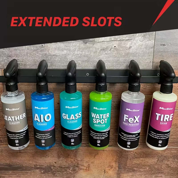 Wall Mounted Spray Bottle Holder Aerosol Can Storage Rack Garage Organiser