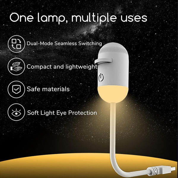2-in-1 Galaxy Projector Night Light Starry Sky Projector High Resolution Bedroom