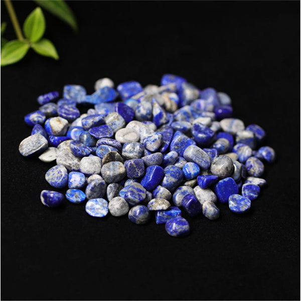 UP 1KG Lapis Lazuli Crystal Chips Small Blue Natural Gemstone Polished Stones AU