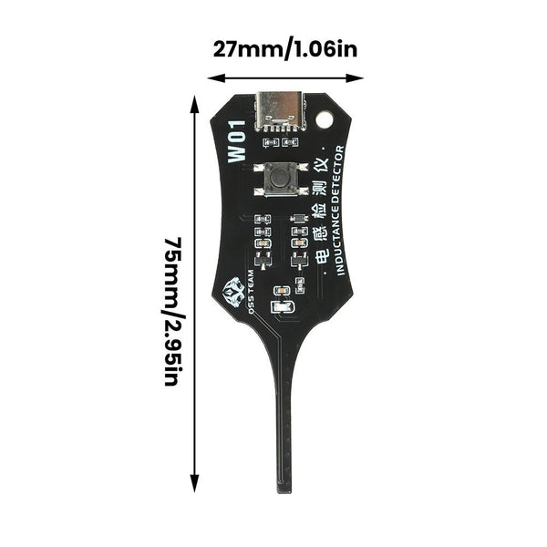 2PCS W01 Inductance Tester Motherboard Coil Tester Inductor Detector Repair Tool