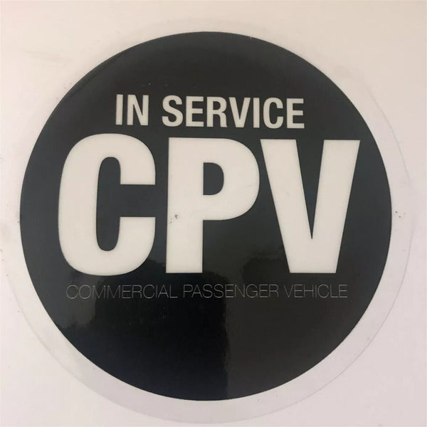2-10PCS CPV Commercial Passenger Vehicle Sticker Car Decal Window New AU