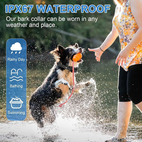 Anti Bark Dog Citronella Spray Collar Rechargeable Training No Barking Humane AU