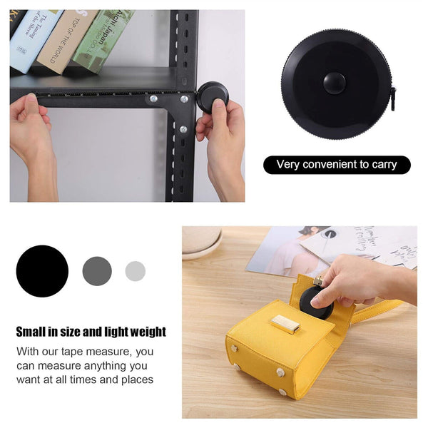 10x Retractable Soft Tape Measure for Sewing Fabric Cloth Measurement 60Inch/1.5M