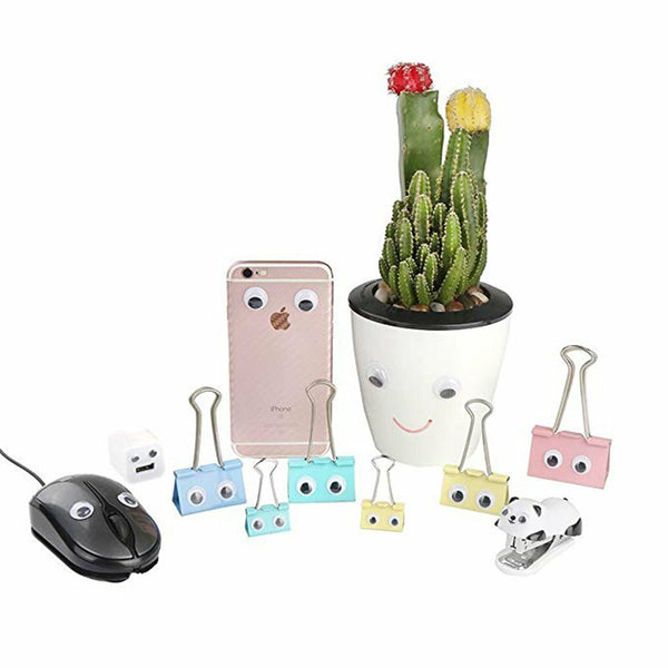 Bulk Joggle Moveable Black Eye Wiggly Google Googly Eyes Craft Stick AU