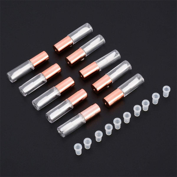 20X 1.2ML Empty Lip Gloss Tubes Containers Mini Lip Bottle Syringes  Tag Labels