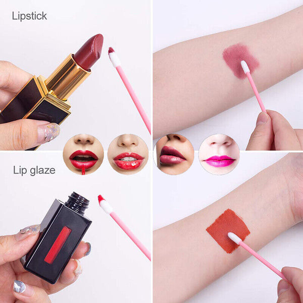 100/500/1000 Pcs Lip Gloss Brush Disposable Wands Lipstick Applicator Brushes AU