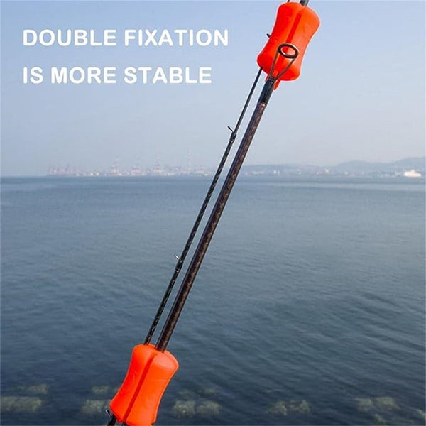 2X Portable Fishing Rod Fixed Ball Wear Resistant Durable Reusable Fishing Tools