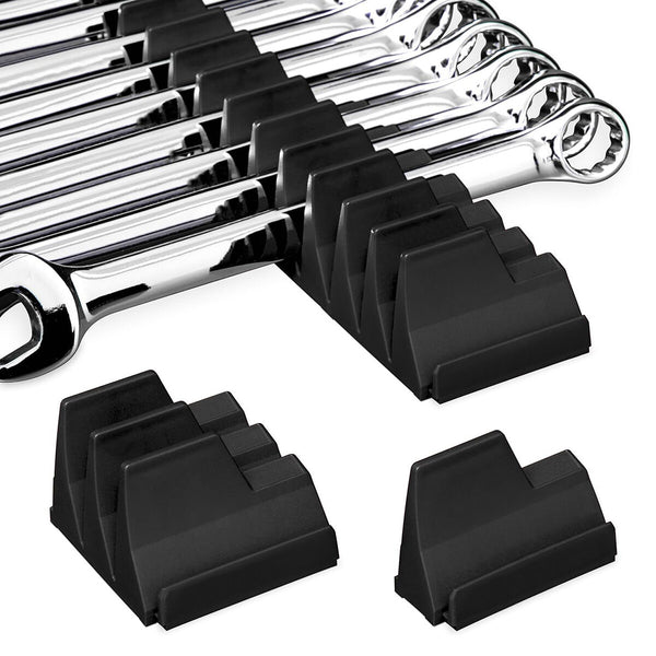 Magnetic Wrench Organizer Holder – 23 Slot Tool Rack for Garage & Toolbox