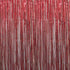 2x 1Mx3M Foil Metallic Fringe Tinsel Curtain Red Backdrop Door Party Decoration