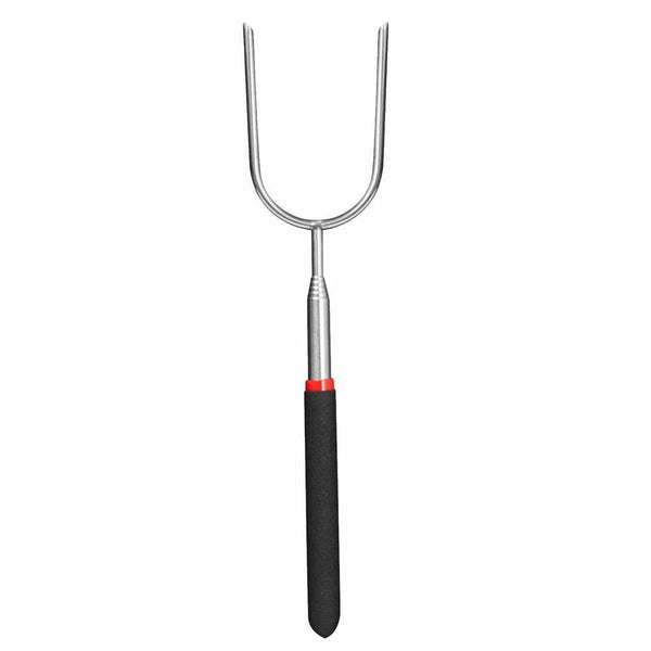 10 Pack Extendable Marshmallow Roasting Sticks – Telescopic BBQ Forks for Campfire, Grill and Barbecue