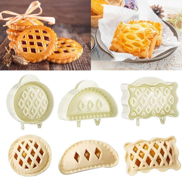 Holiday Mini Pie Molds Hand Pie Maker Christmas Pastry Baking Moulds Set