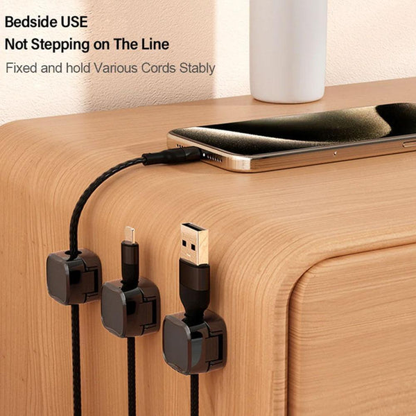 12PCS Magnetic Cable Management Clips Phone Electric Charging Cord Holder Hot