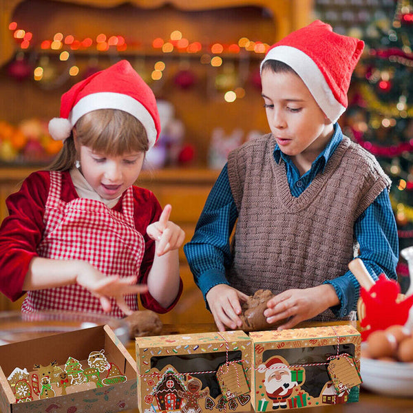 Christmas Cookie Candy Boxes Baking Gift Box Holiday Christmas Treat Box